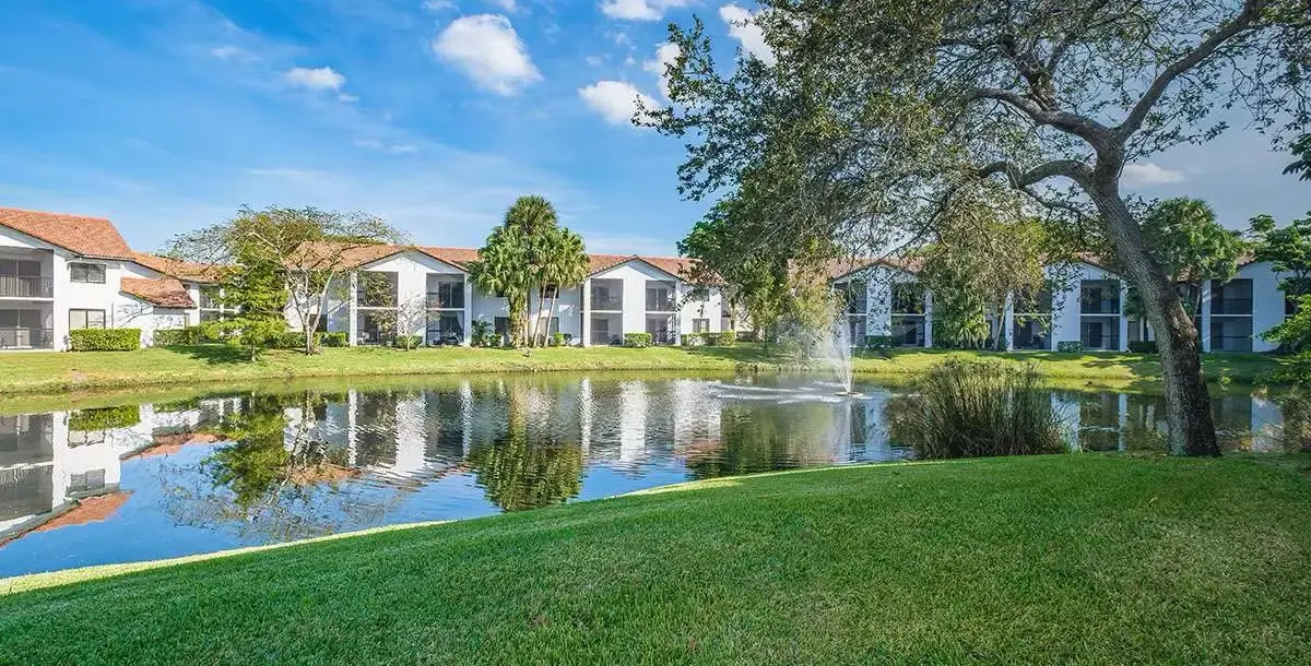 Innovo Atlantic exterior with gorgeous grass and waterfront.