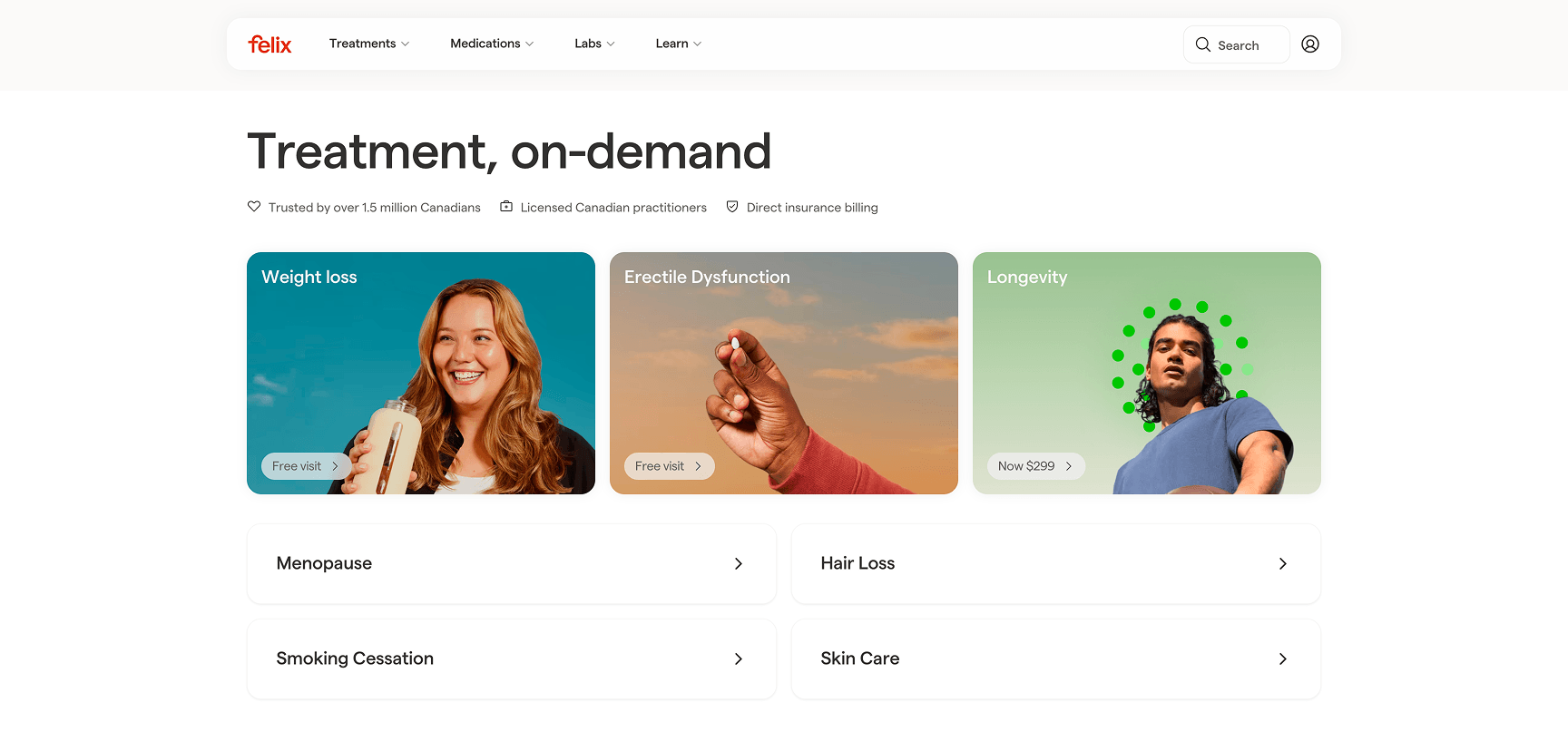felixforyou.ca — homepage.