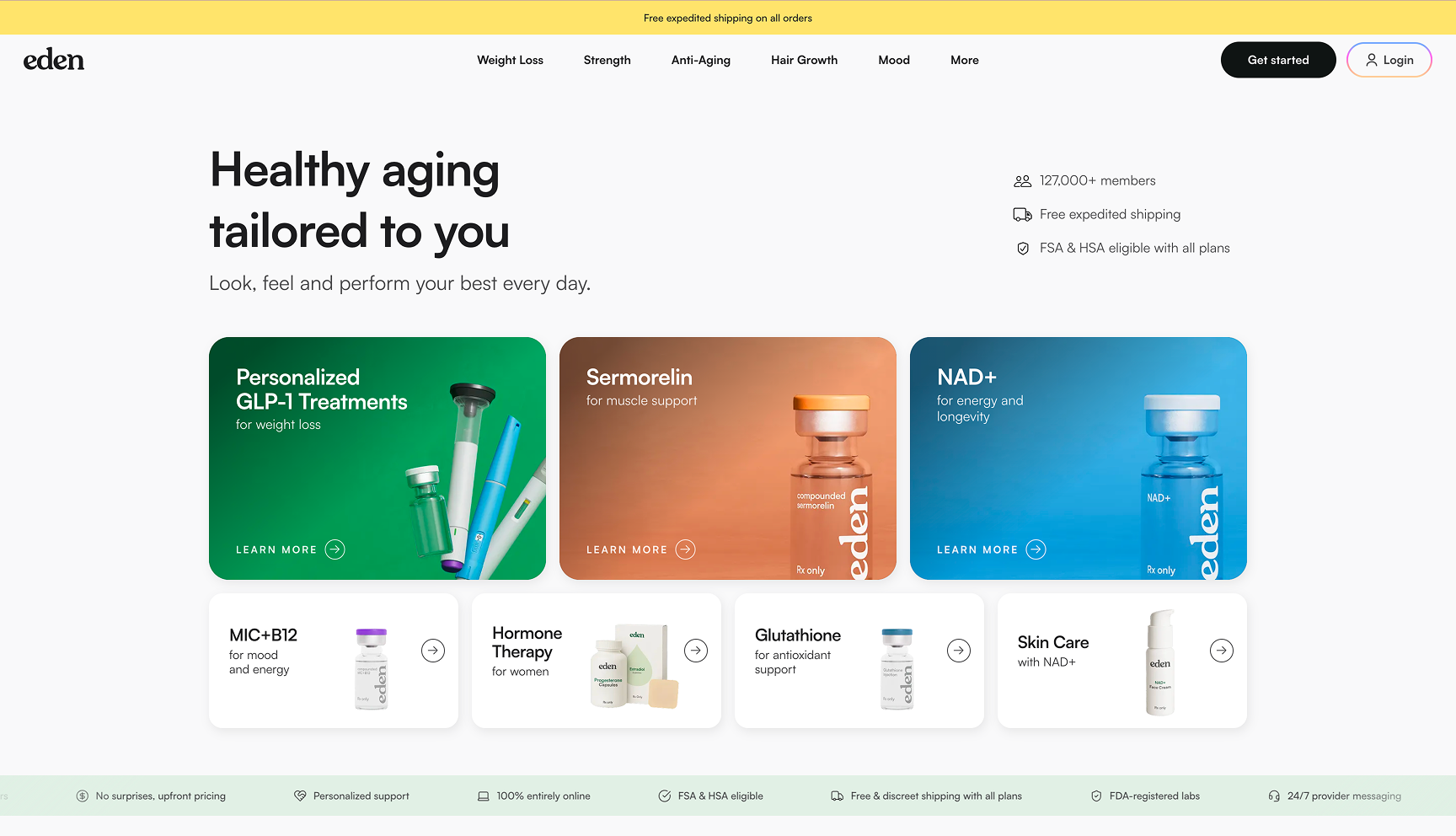 tryeden.com — homepage.