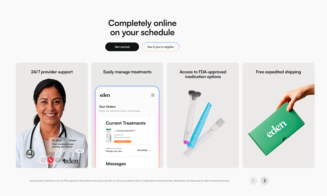 tryeden.com — features.