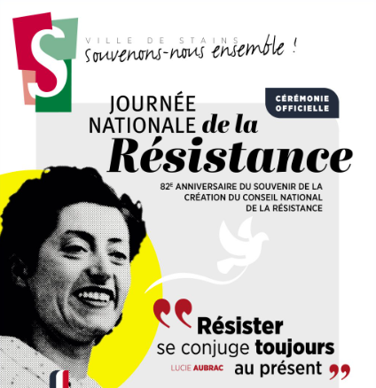 Affiche de la Journée nationale de la Résistance à Stains