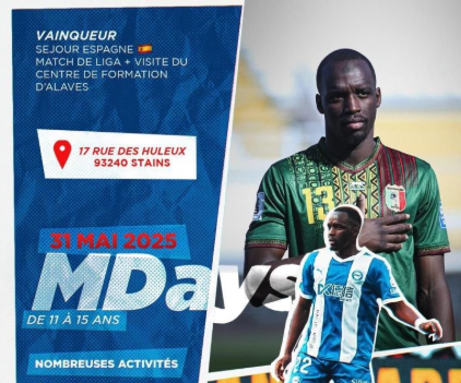 Événement football MDays à Stains