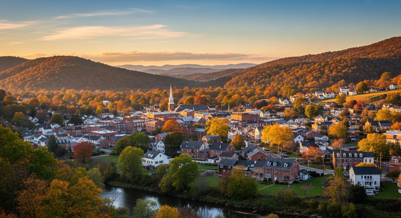 Thurmont Maryland Aeriel View