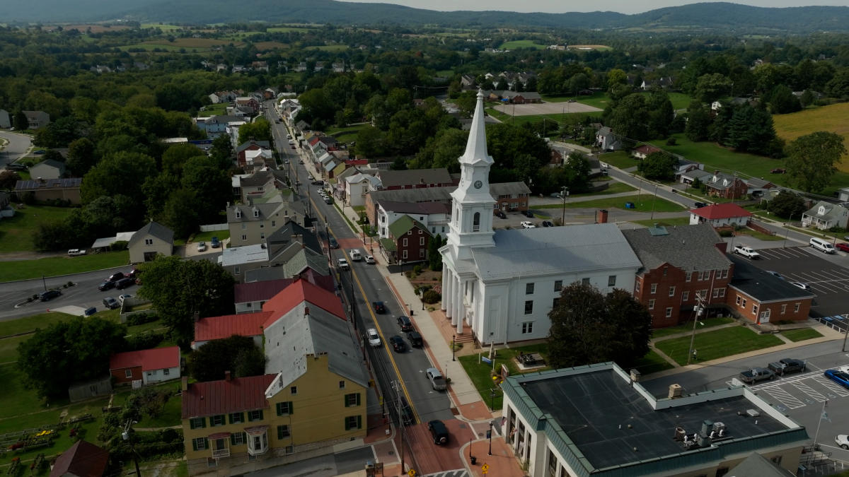 Middletown Maryland aerial view