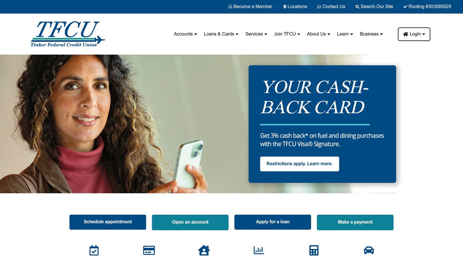 Tinker Federal Credit Union (TFCU) – Land, Lot & Construction Loans