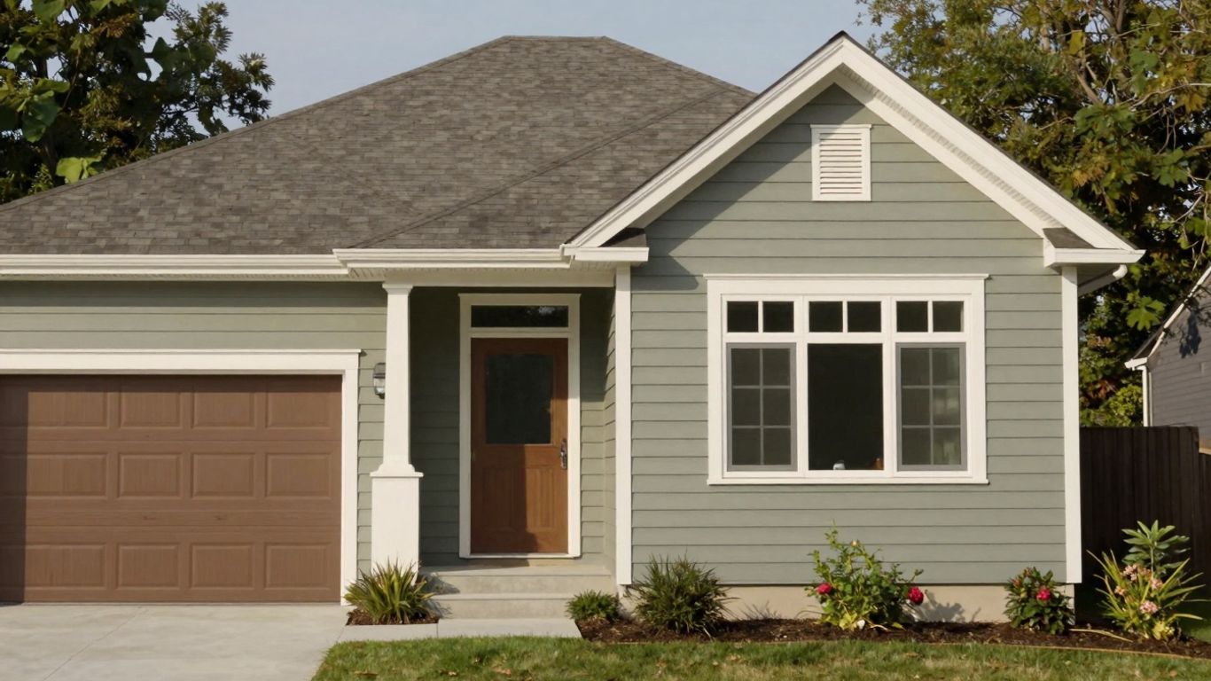 Home exterior visualizer showing design options.