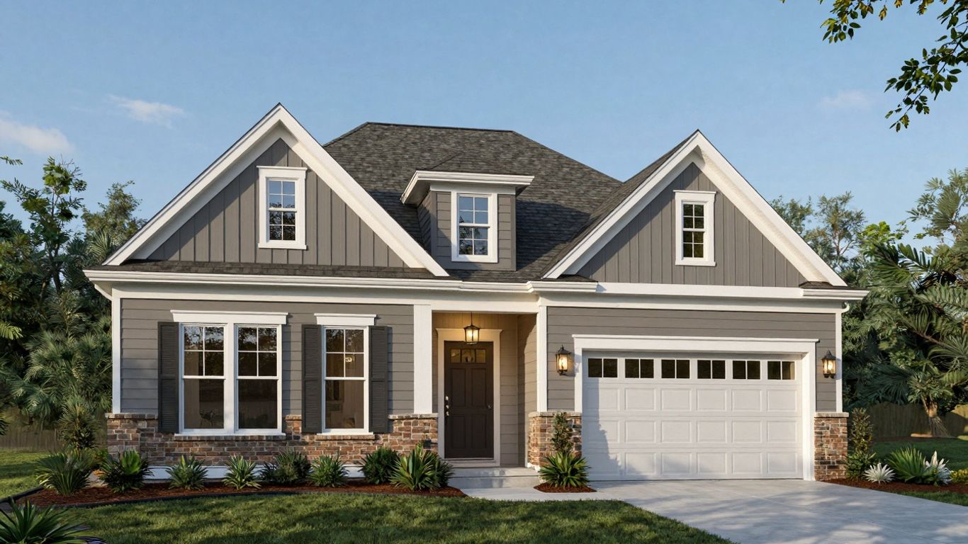 Ryan Homes house exterior in Raleigh, NC