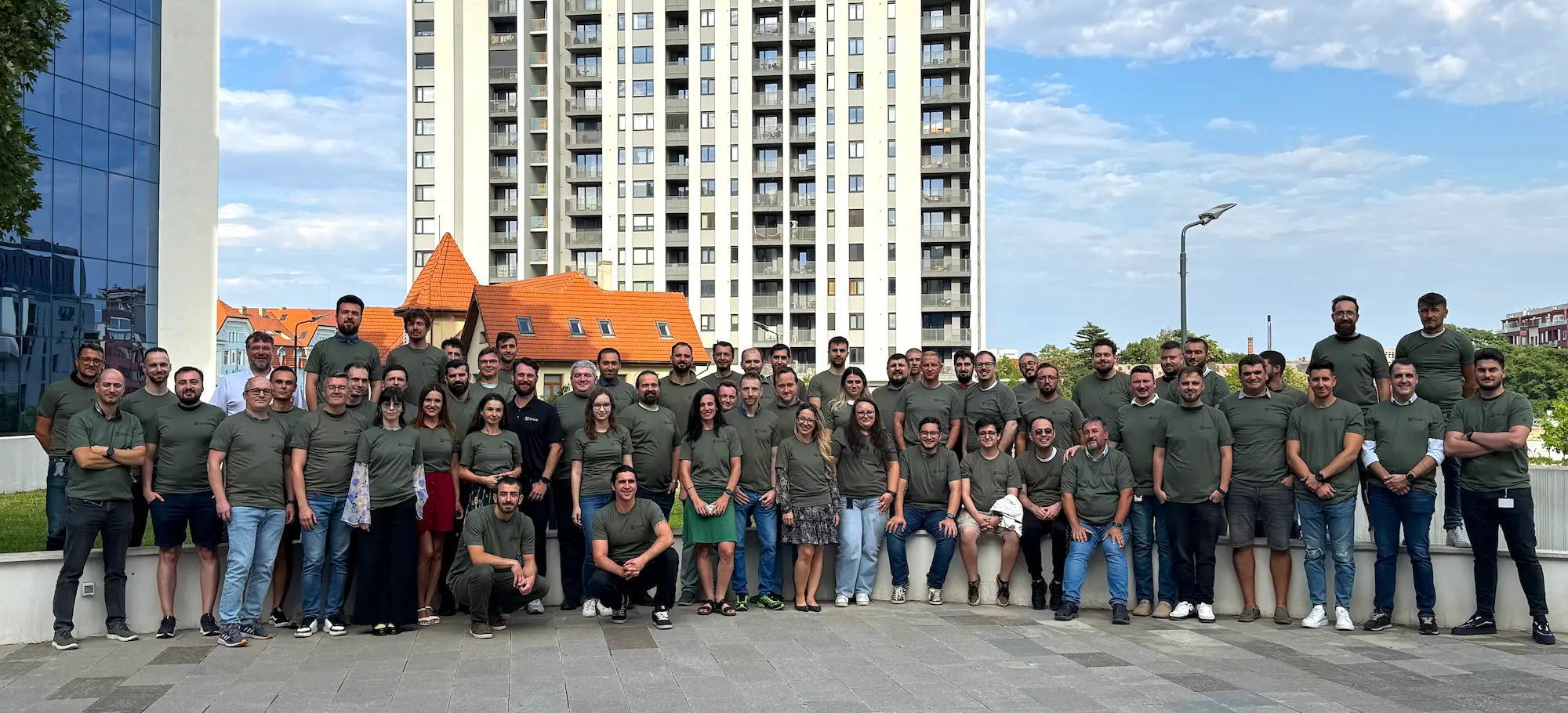 Group photo of a portion of the DOOR team
