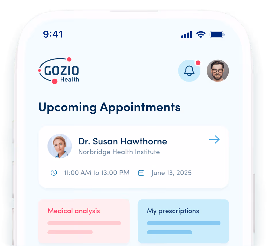 Upcoming Appointments - Gozio