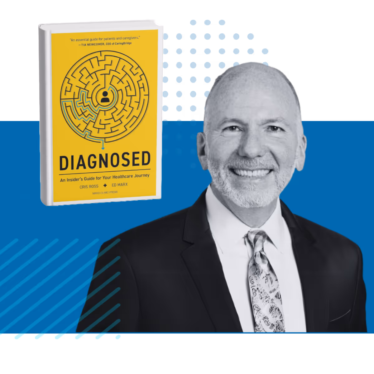 Ed Marx with book cover