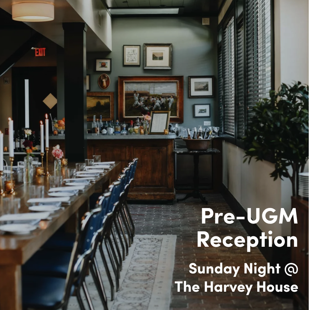 Pre-UGM Reception at The Harvey House, Madison WI