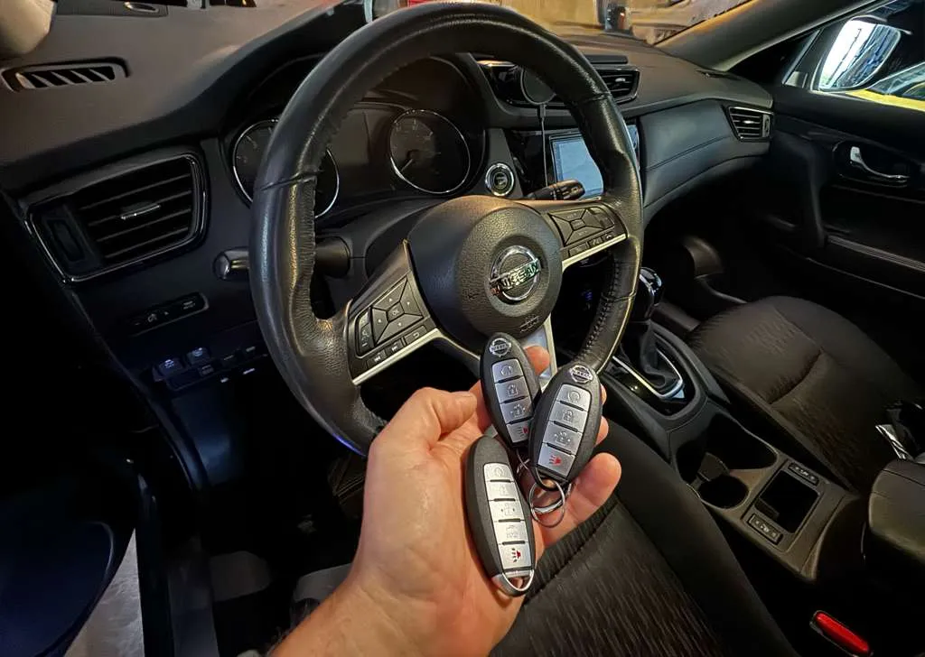 Newly programmed Nissan key fobs – professional key fob locksmith service