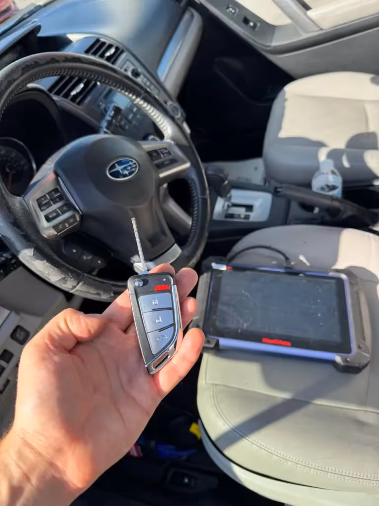 the process of Transponder and smart key setup