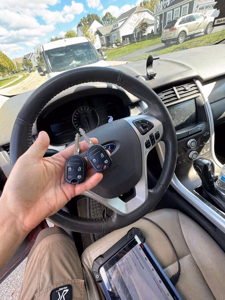 car key extracted from a car