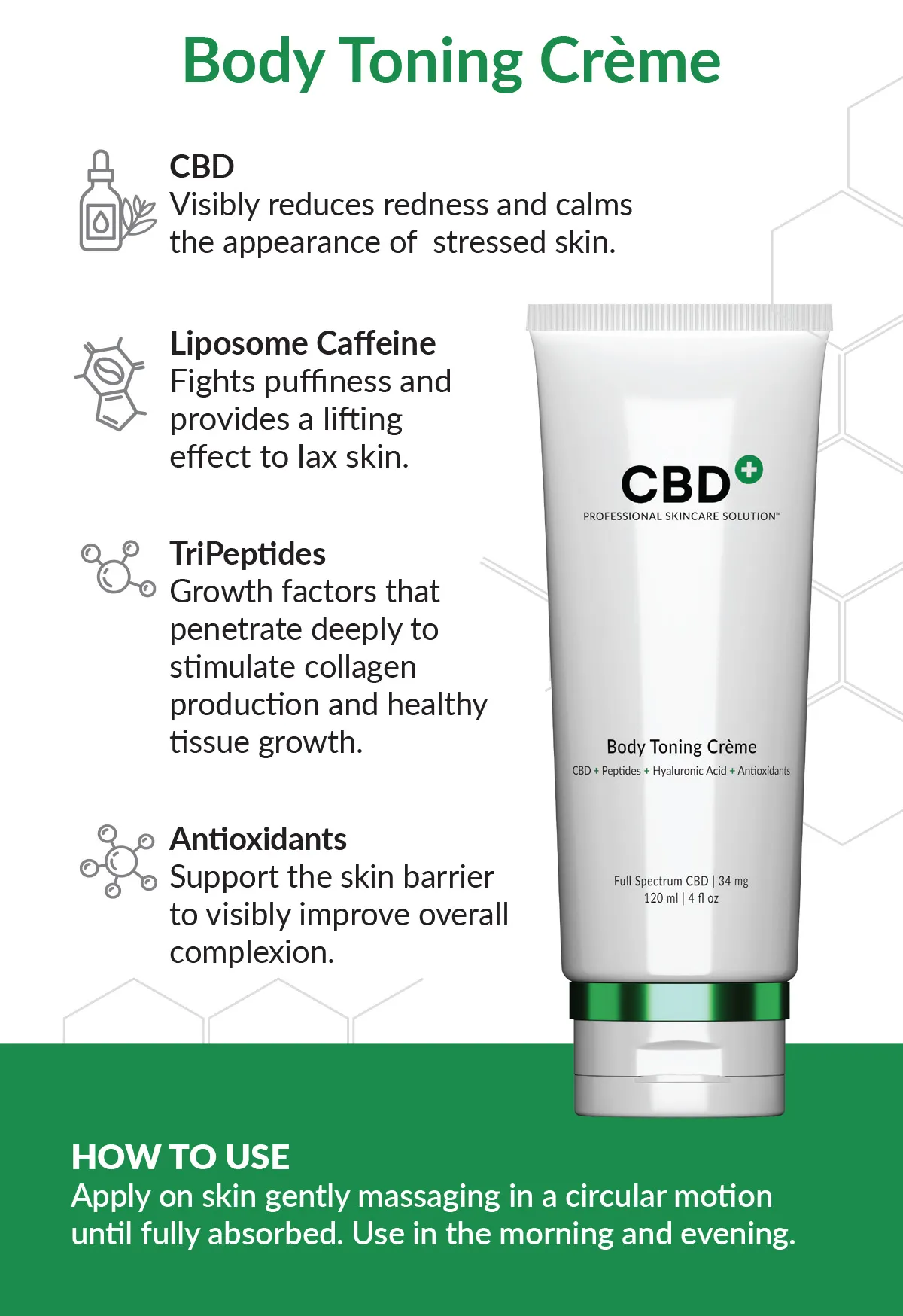 alma cbd+ body toning creme