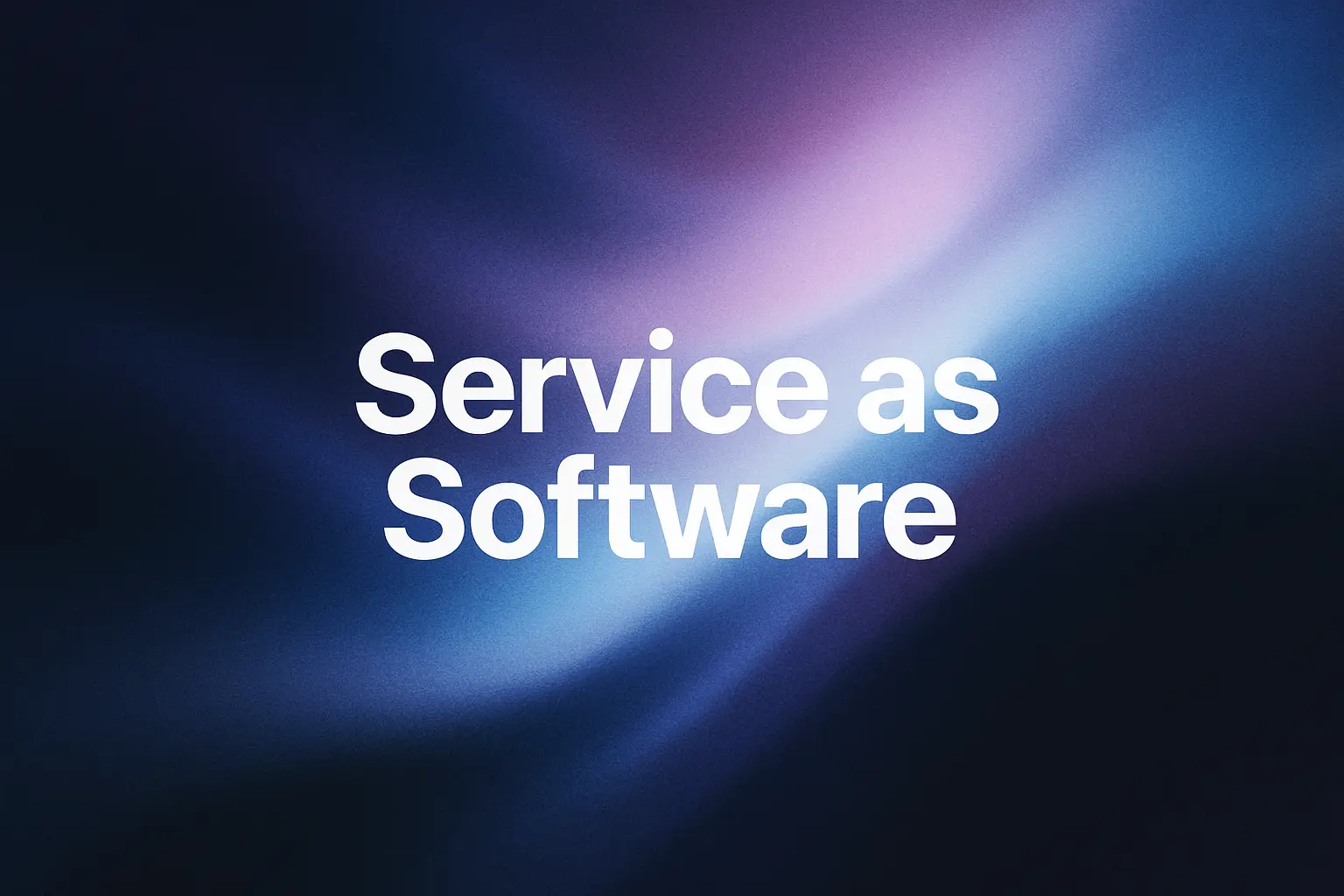 Service as a Software: Por que o modelo SaaS não resolve mais as dores de Vendas