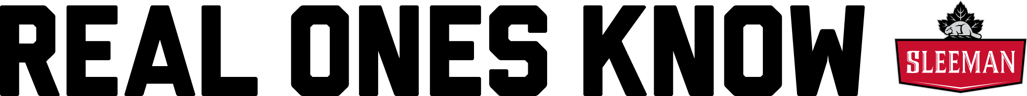 Sleeman's Real Ones Know logo