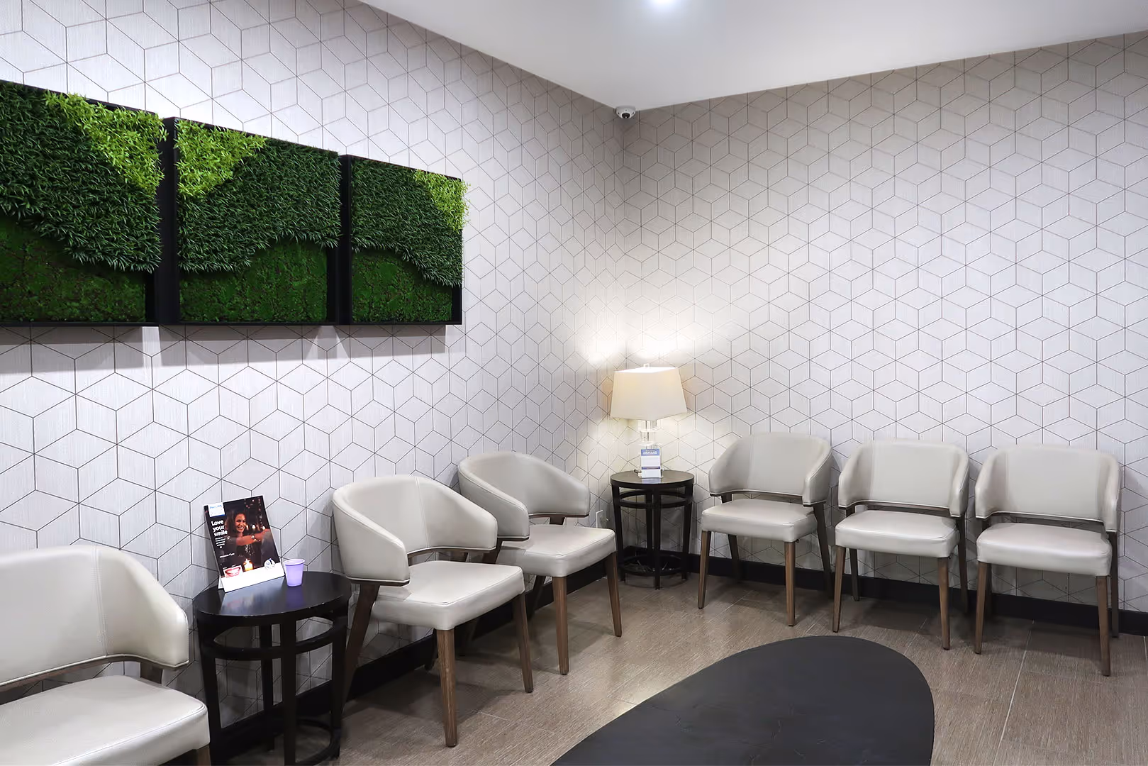Waiting area for 23rd Street Dental Office.
