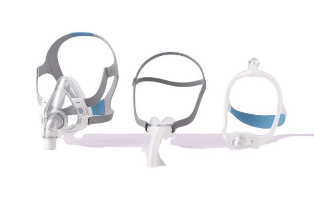 ResMed CPAP mask range including full face, nasal, and nasal pillow masks by Healthy Jeena Sikho