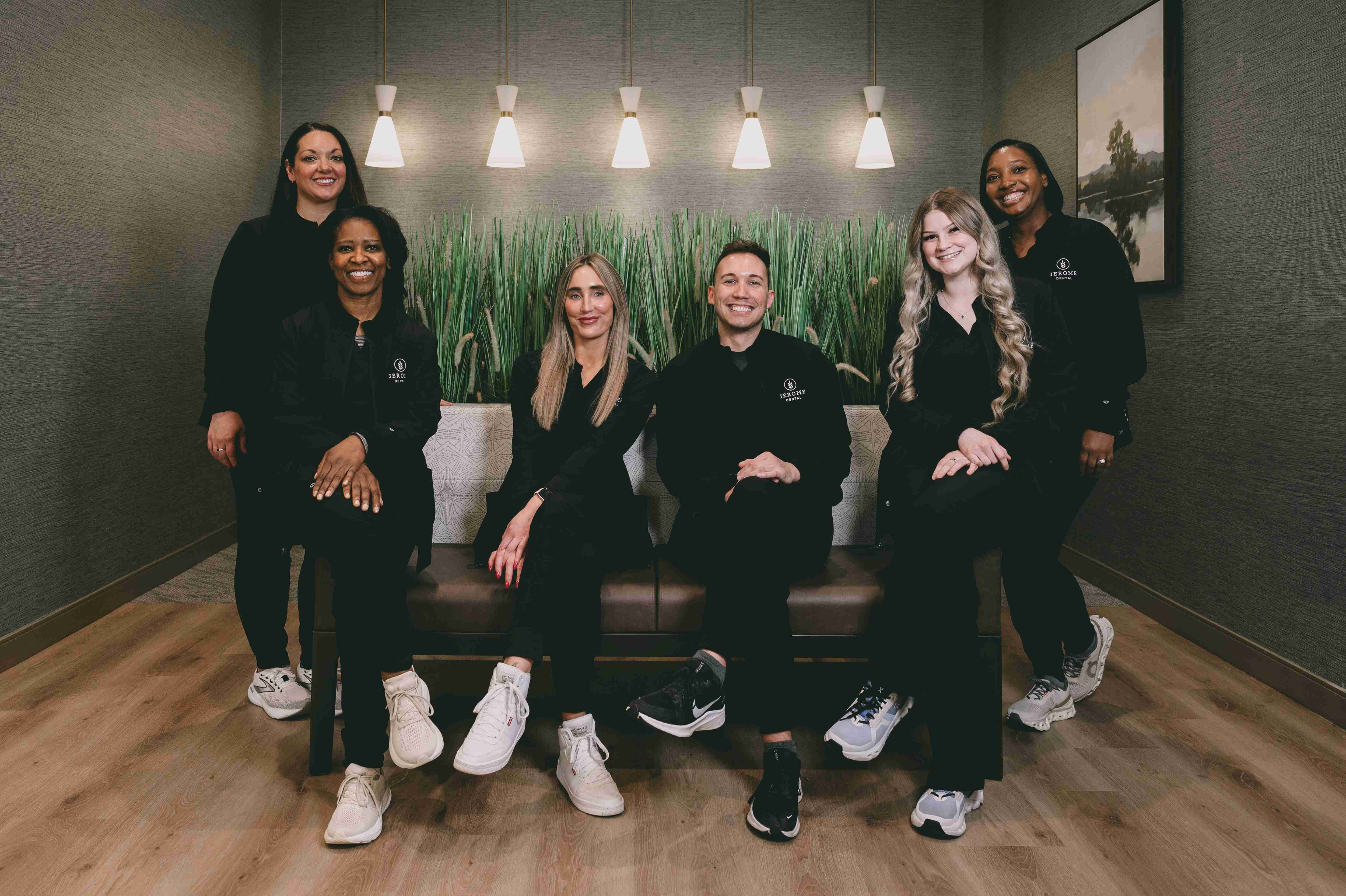 Our wonderful team of dentists at Jerome Dental in Plain City, OH