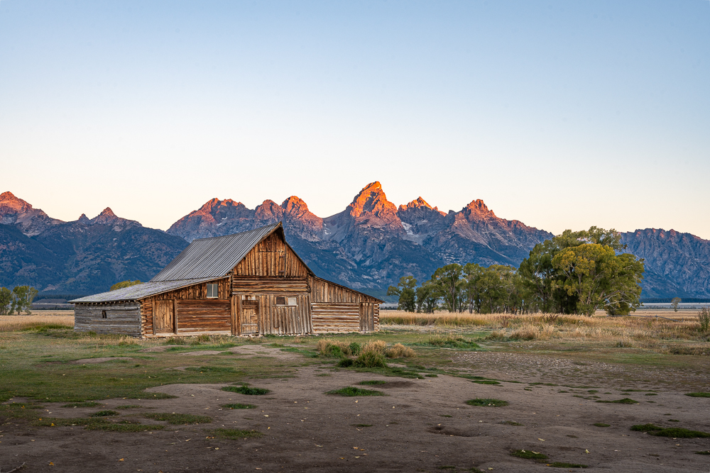 T.A. Moulton Barn on Mormon Row in Grand Teton National Park