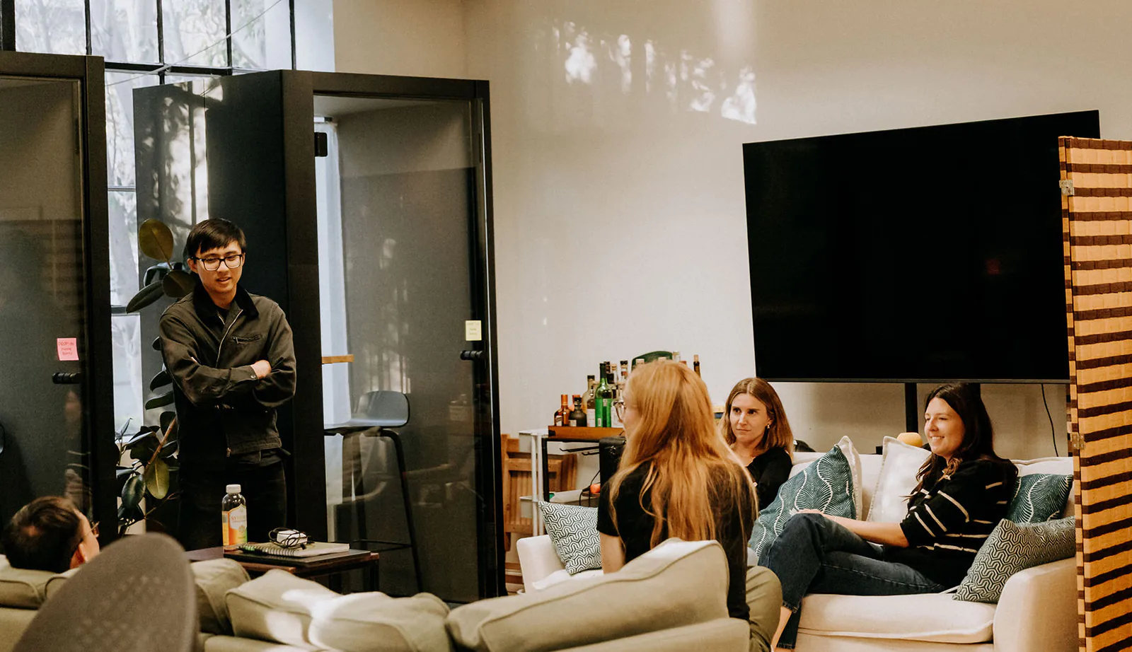 Runway team members at the SF office