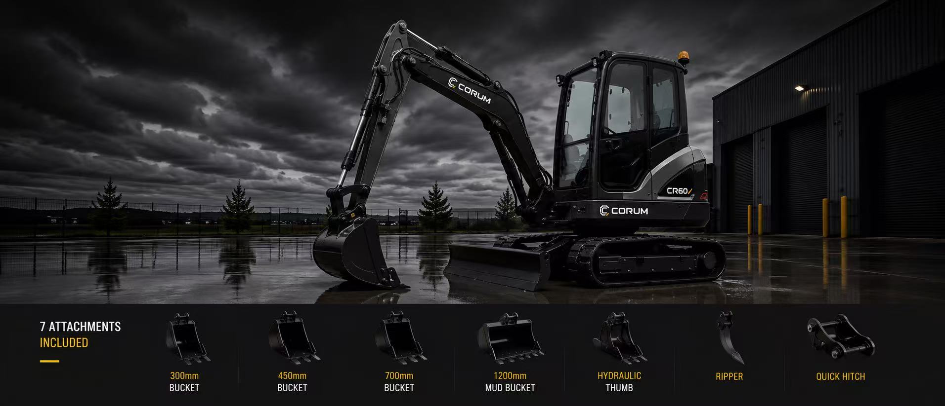 CORUM CR60 crawler excavator