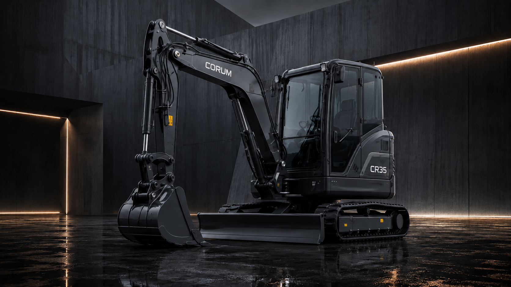 CR35 compact excavator