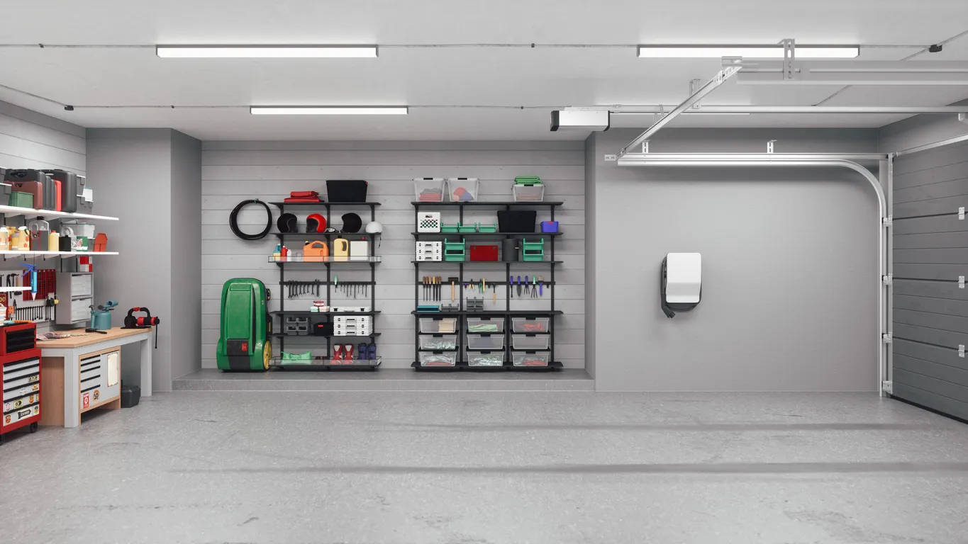 A garage storage well maintained