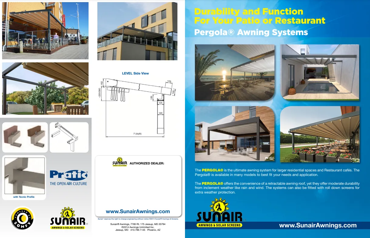 Pergola Awning Systems