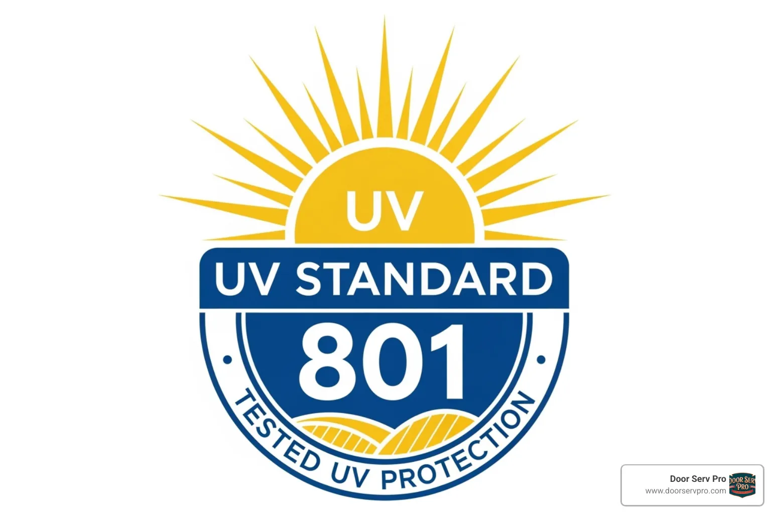 UV Standard 801 logo - Awning fabric sun protection