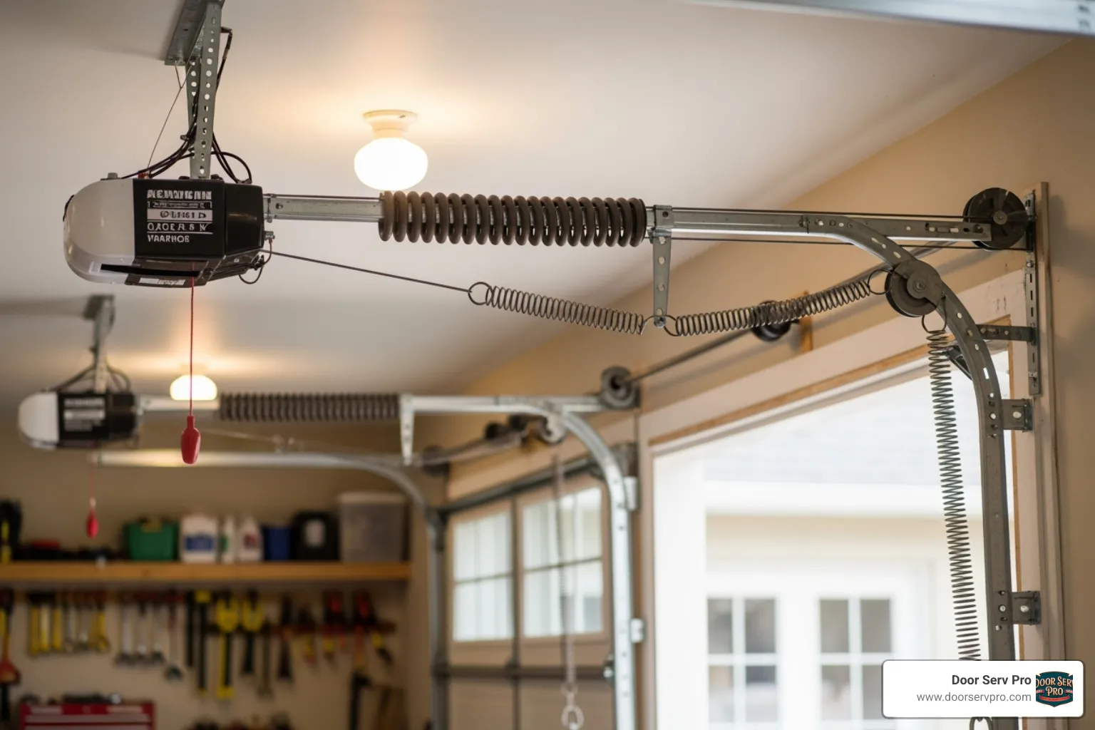 torsion vs extension springs - garage door spring service