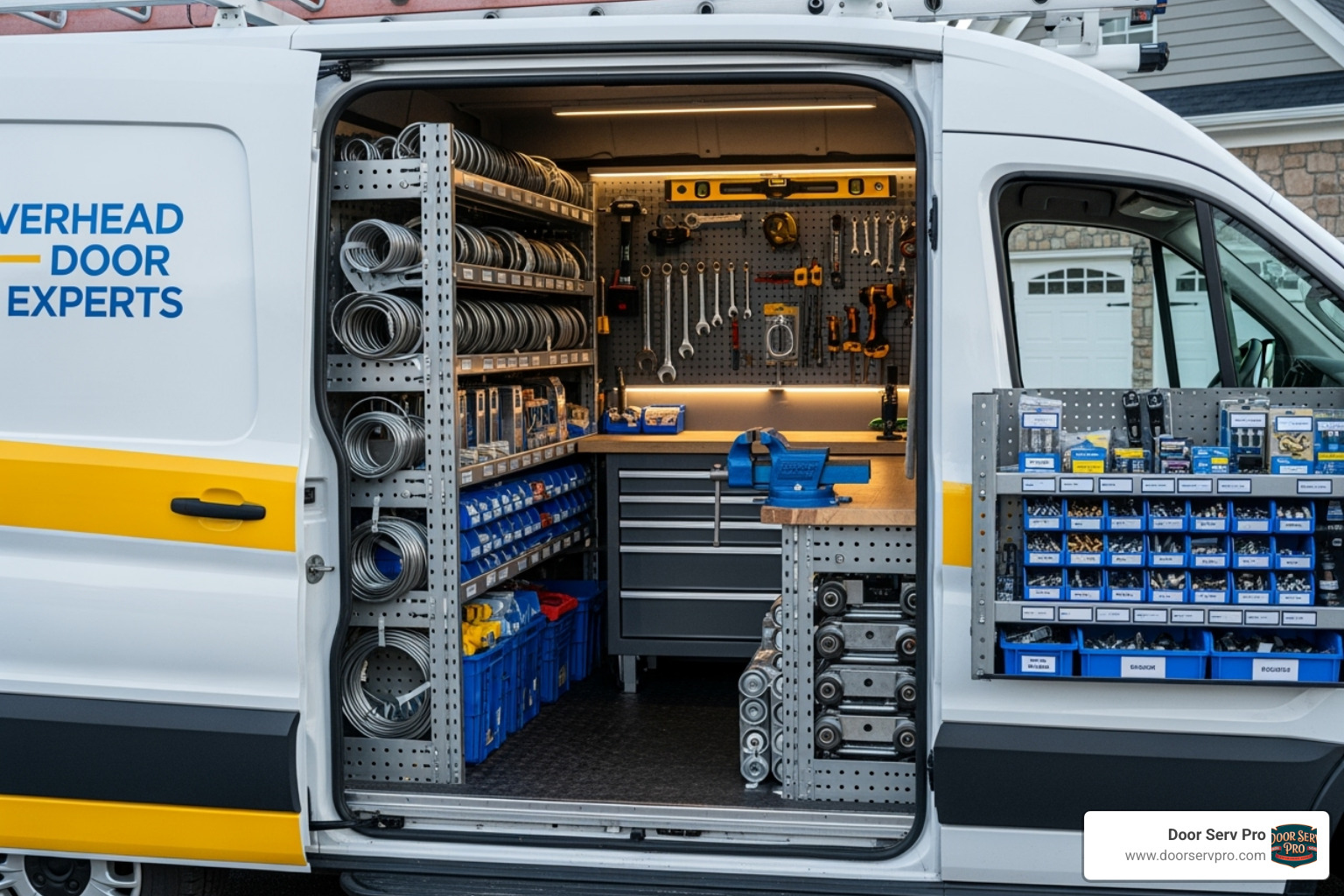 Fully stocked service vehicle with garage door parts - garage door spring repair hagerstown md Fully stocked service vehicle with garage door parts - garage door spring repair hagerstown md