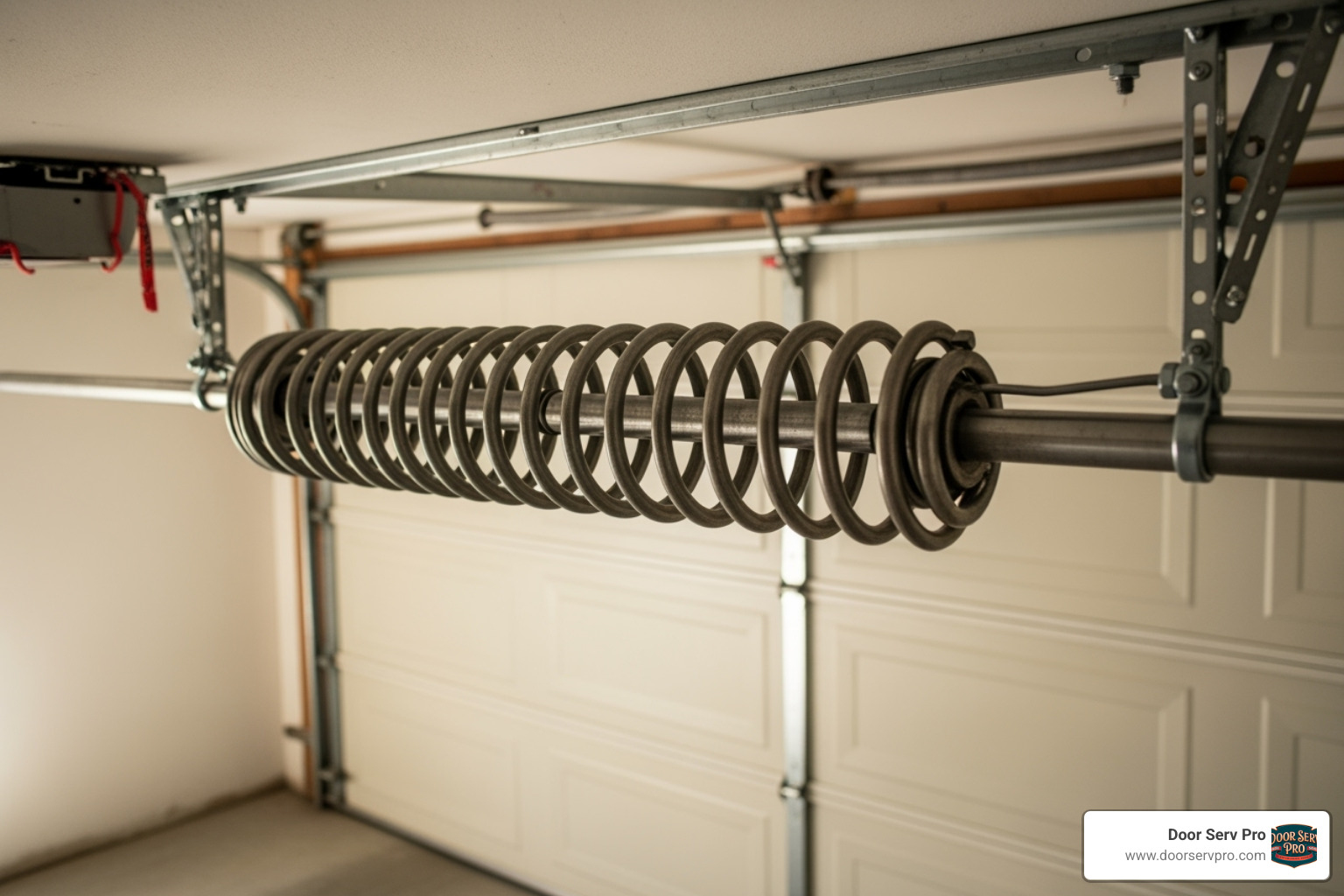 Torsion spring mounted above a garage door - garage door spring repair hagerstown md Torsion spring mounted above a garage door - garage door spring repair hagerstown md