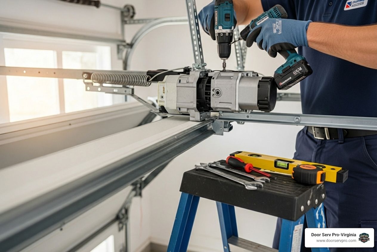 Seamless Garage Door Opener Installation in Stephens City VA