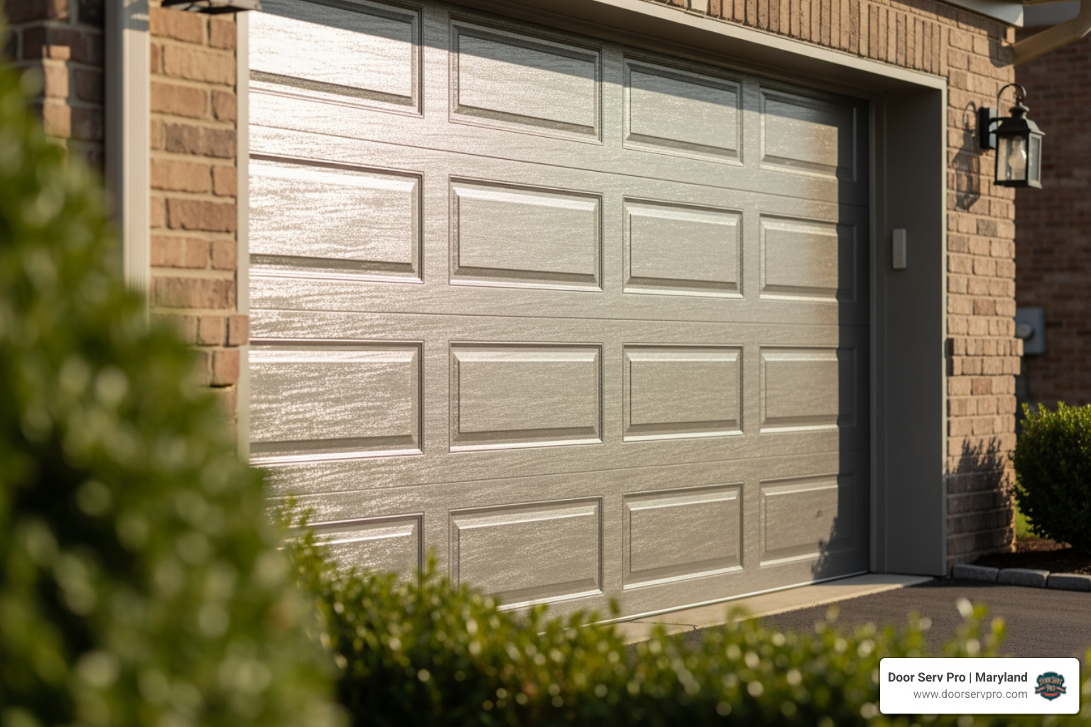 Infographic explaining the top benefits of a new garage door: improved security, increased home value, and improved energy efficiency. - garage door replacement in hancock md