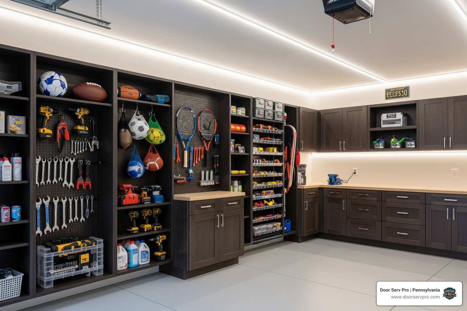 organized garage storage - garage storage solutions contractor in waynesboro, pa