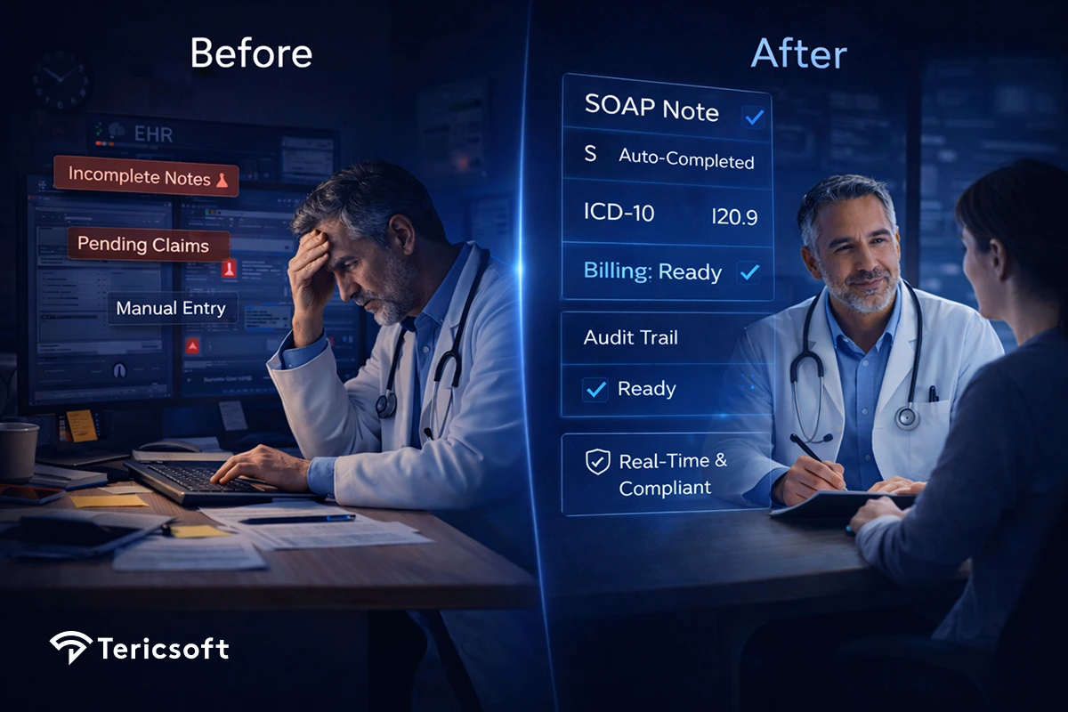 Al for Clinical Documentation in Large Healthcare Organizations