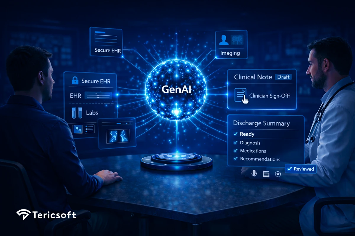 Generative AI in Healthcare: How It Works, Use Cases & Benefits