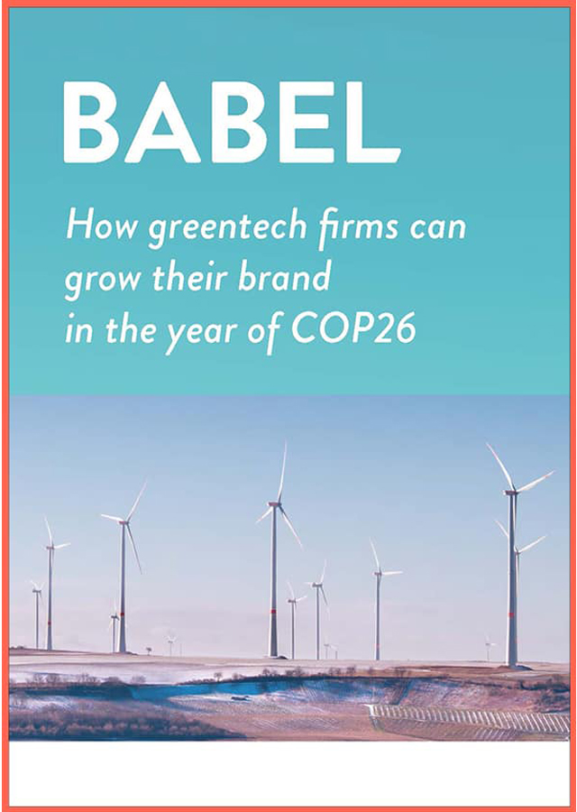 How greentech firms can grow their brand in the year of COP26