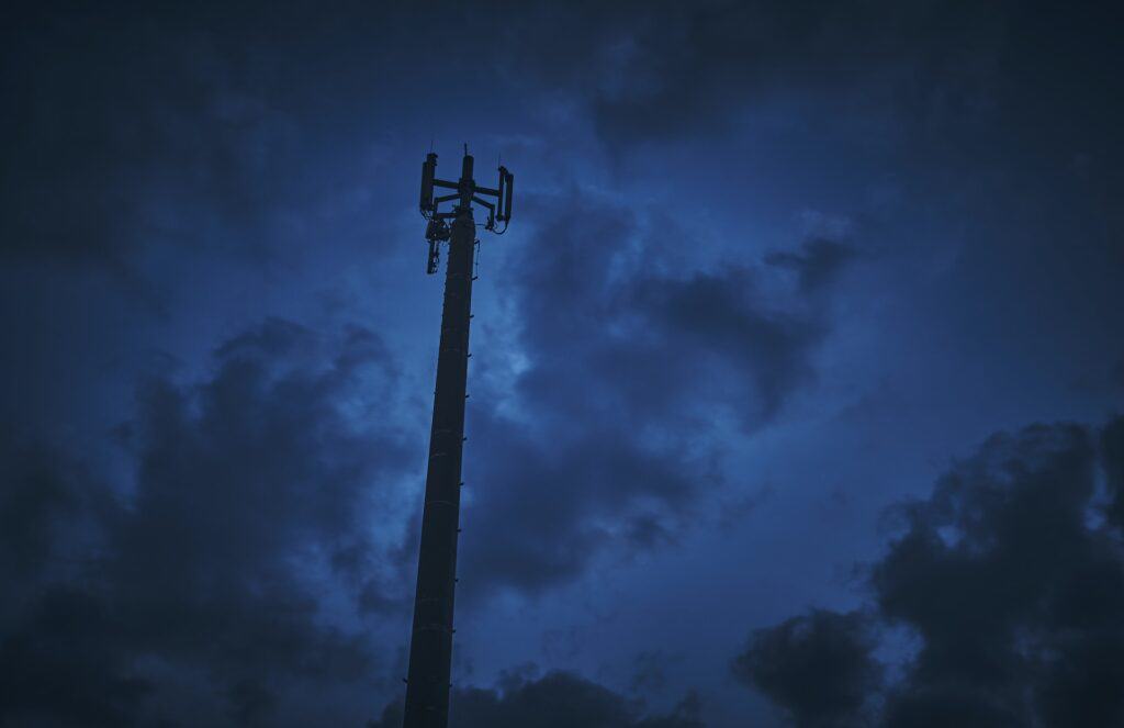 Telecoms network tower