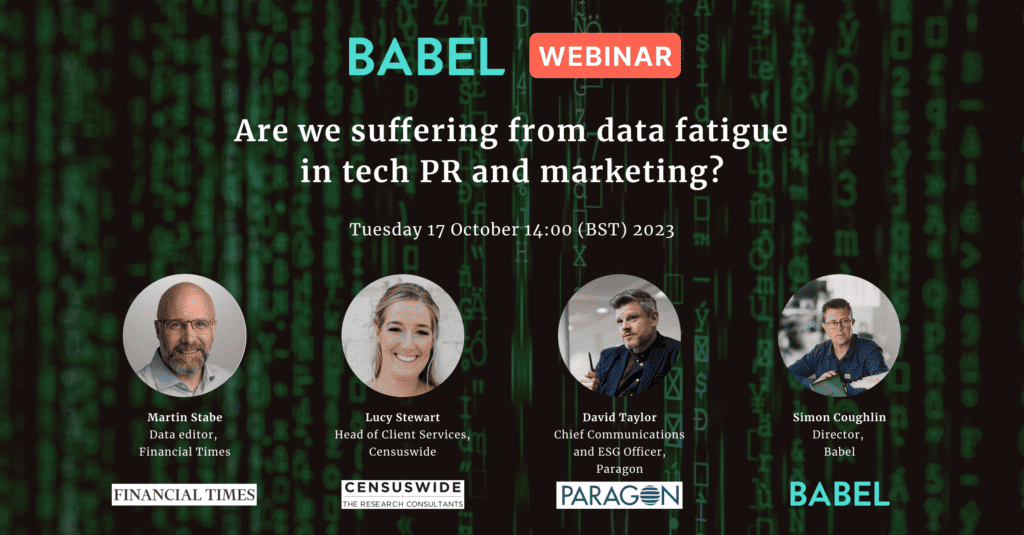 Babel webinar - Data Distress