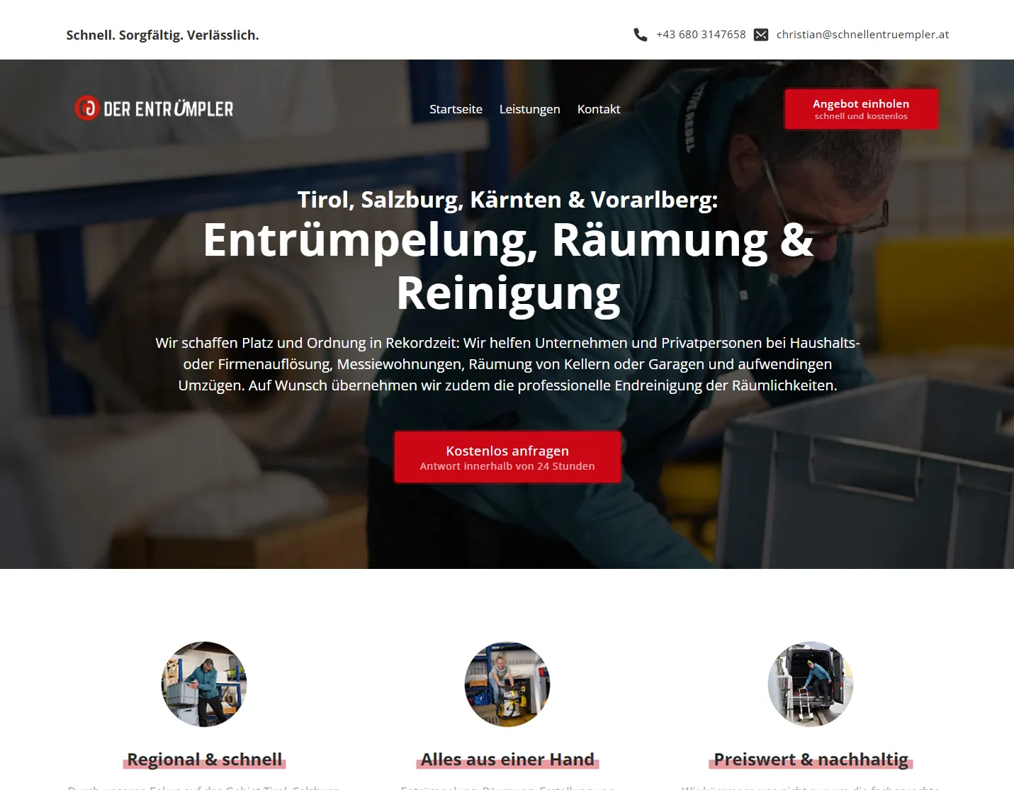 Schnellentruempler Website