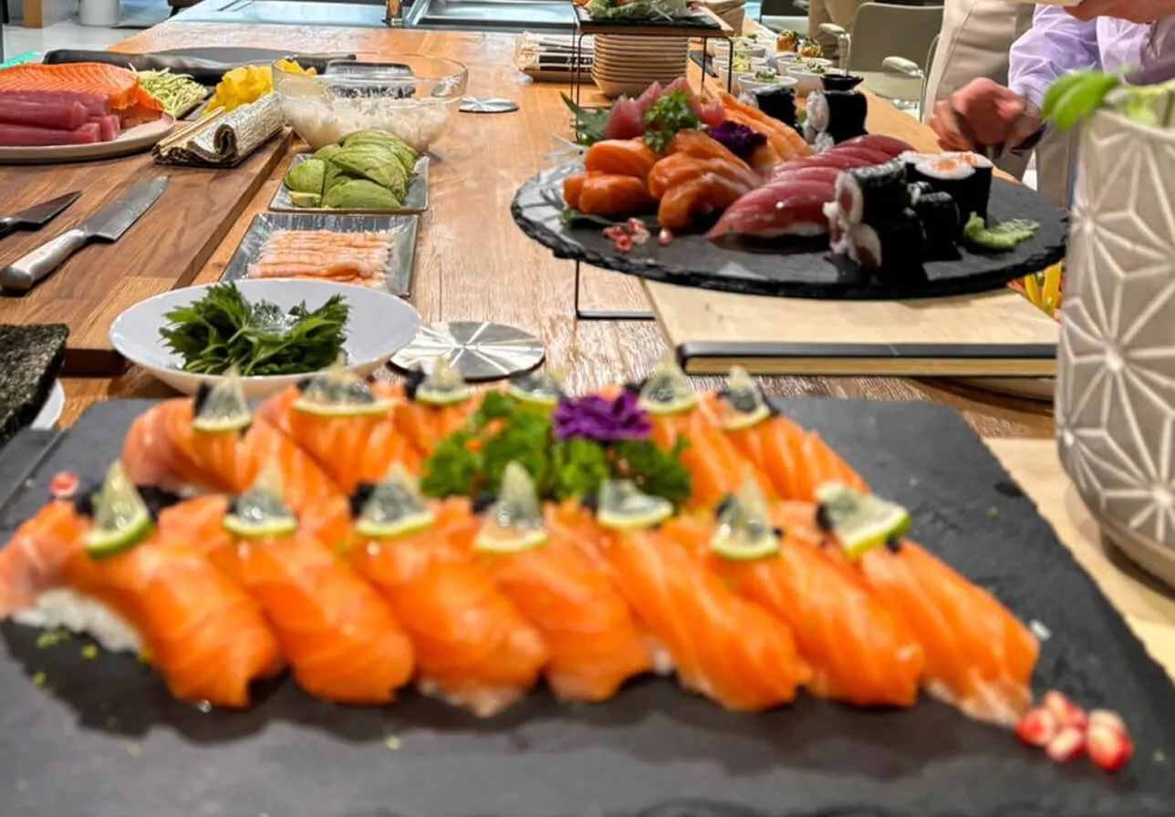 Catering Praha - live sushi stanice
