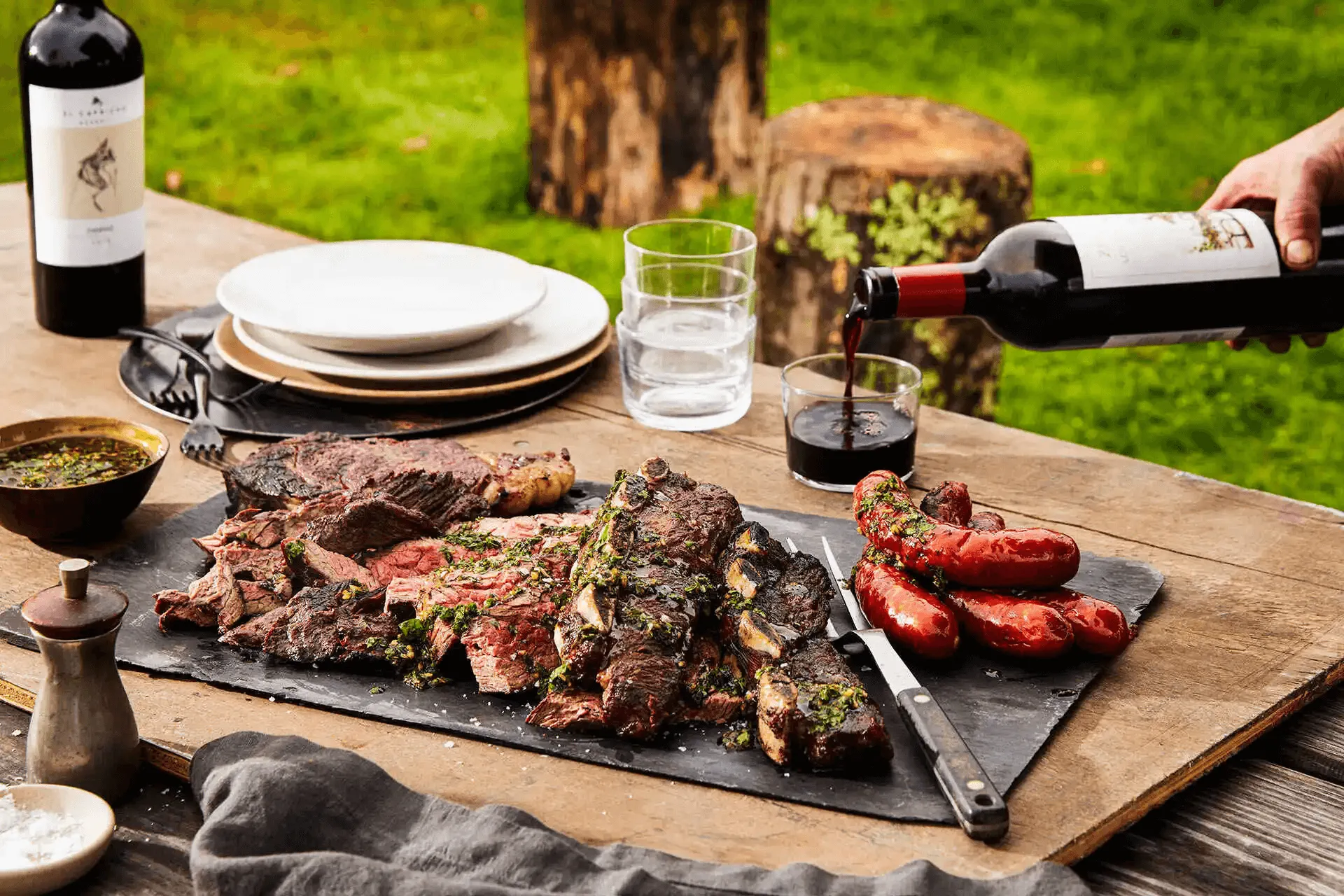 Catering Praha - argentinské asado steaky