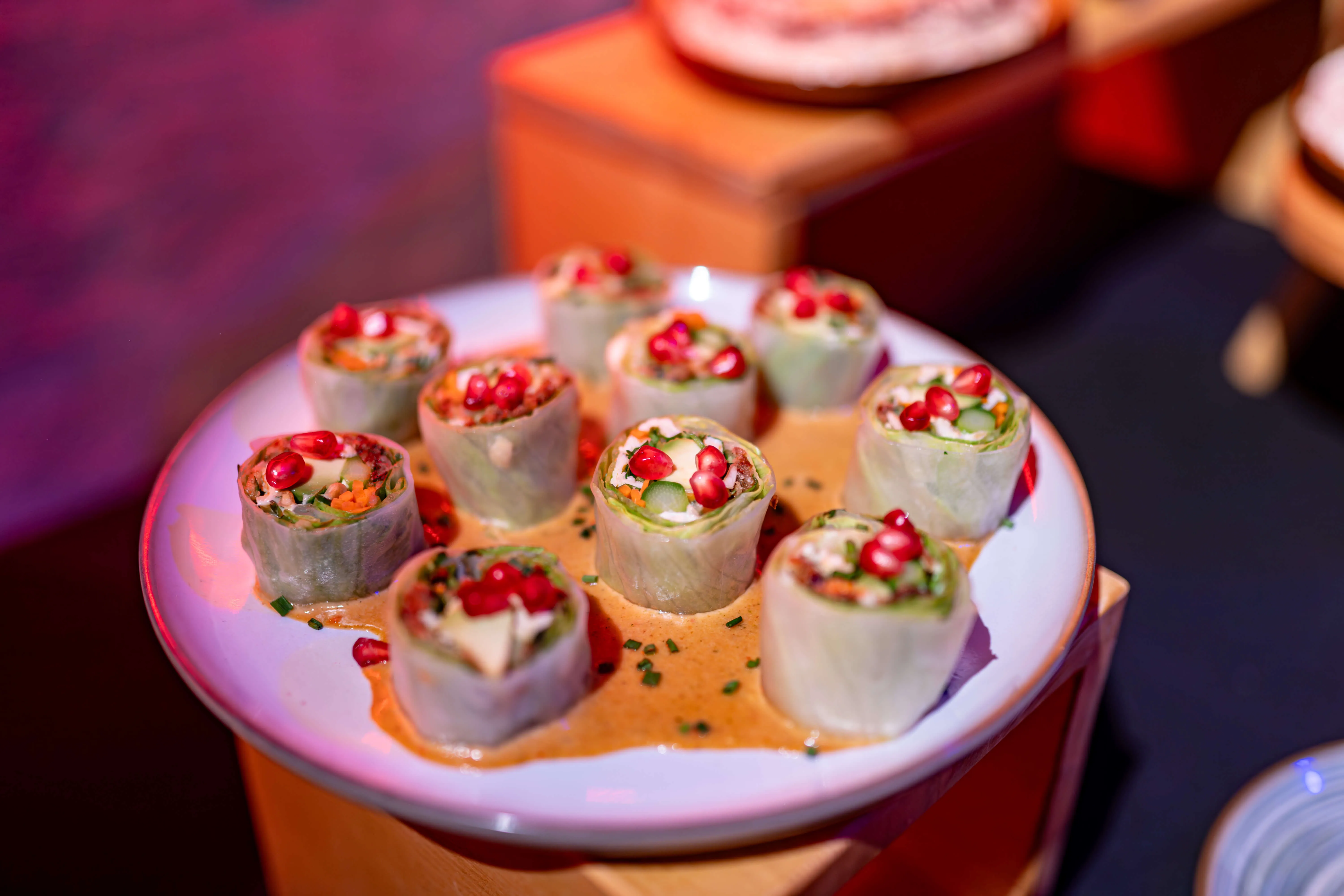 Catering Prague - summer rolls, fresh spring rolls