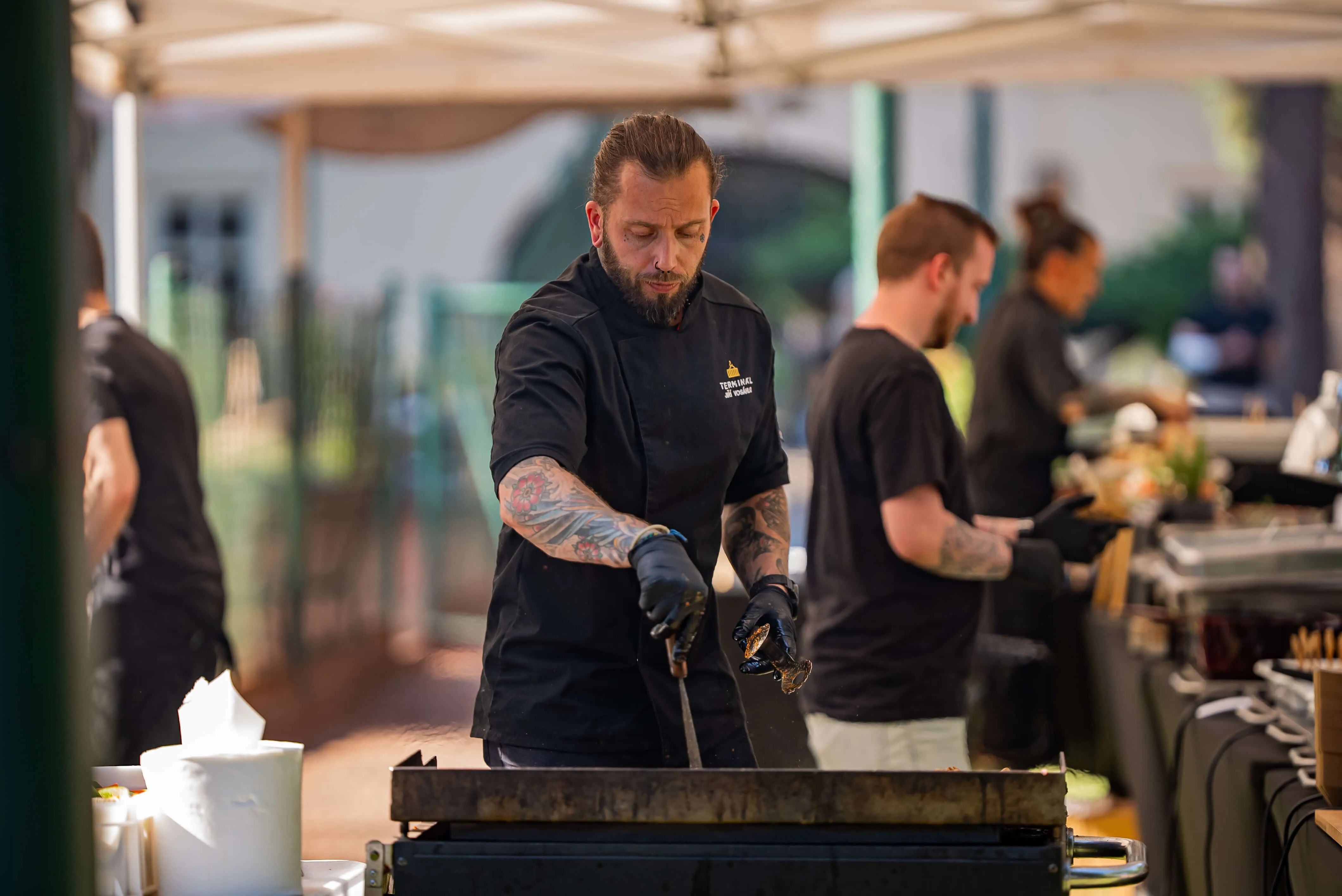 Catering Praha - Střelecký ostrov, sportovní den, catering na míru