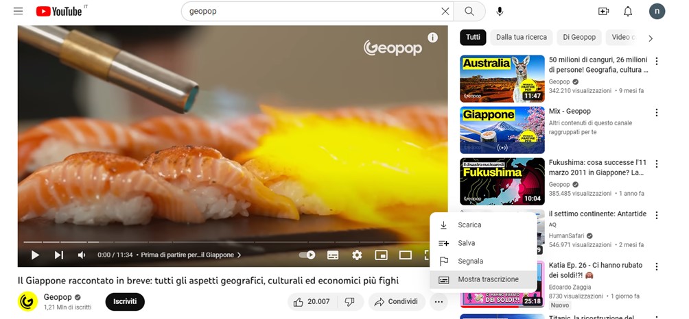 trascrizione-youtube