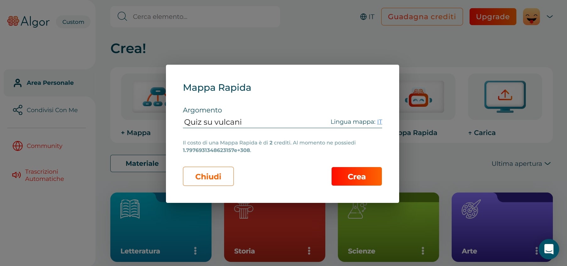 creare quiz