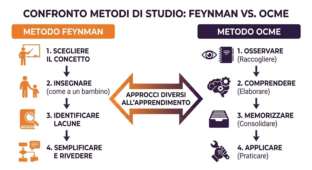confronto Metodo Feyman e Metodo OCME.